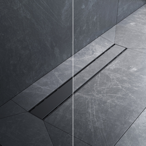 Трап для душа линейный, универсальный затвор Tile, 60 см AM.PM PrimeFlow W02SC-U11-060-04BM