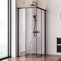 Душевое ограждение 100x80 см, без поддона AM.PM X-Joy W94G-403-100280-BT1K