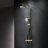 Душевая система с термостатом, золото AM.PM X-Joy F0785A499