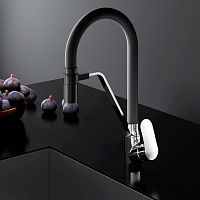 Смеситель для кухни с каналом для питьевой воды и гибким изливом AM.PM Like F8007802