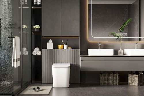 Унитаз ABBER Rechteck AC1212P приставной белый с импульсным смывом фото 15