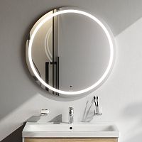 Универсальное зеркало с контурной LED-подсветкой, ИК- сенсором, круглое, 80 см AM.PM X-Joy M85AMOX0801WG