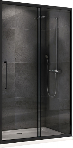 Душевая дверь 110х195 ABBER Schwarzer Diamant AG30110BH