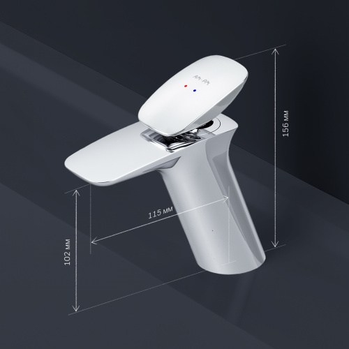 Смеситель для раковины AM.PM Spirit V2.0 F70A02100 фото 3