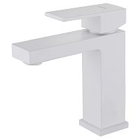 Смеситель для раковины, белый матовый ABBER Daheim AF8210W