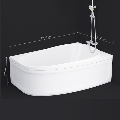 Акриловая ванна 170х110 AM.PM Like W80A-170R110W-A фото 9