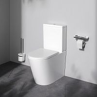Унитаз-компакт безободковый с сиденьем микролифт AM.PM Func C8F8600SC
