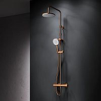 Душевая система с термостатом, розовое золото AM.PM X-Joy F0785A444
