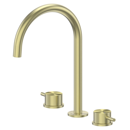 Смеситель для раковины, золото брашированное ABBER Wasser Kreis 316 AF8108BG-M