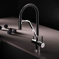 Смеситель для кухни с каналом для питьевой воды, гибкий излив AM.PM Func F8F07802