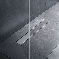 Трап для душа линейный, универсальный затвор Tile, 50 см AM.PM PrimeFlow W02SC-U11-050-04SB