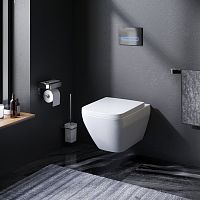 Унитаз подвесной FlashClean с сиденьем микролифт AM.PM Spirit V2.0 C701701SC