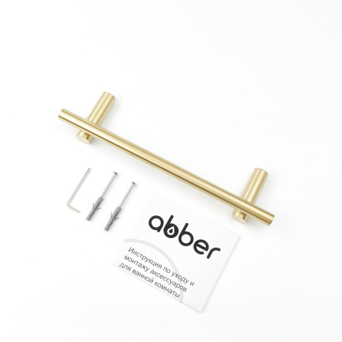 Полотенцедержатель ABBER Osten 316 AA1853BG брашированное золото фото 2