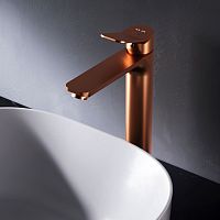 Смеситель для раковины, высокий, розовое золото AM.PM X-Joy F85A92044