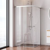 Душевое ограждение 100x100 см, без поддона AM.PM X-Joy W94G-403-100100-MT1K