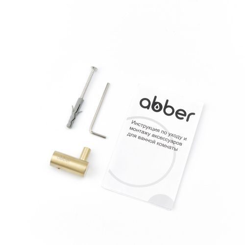 Крючок ABBER Osten 316 AA1851BG брашированное золото фото 2