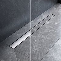 Трап для душа линейный, универсальный затвор Tile, 80 см AM.PM MasterFlow W01SC-U11-080-04SB