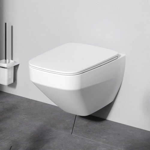 Унитаз подвесной FlashClean с сиденьем микролифт, матовый AM.PM Inspire V2.0 C50A1700MWSC