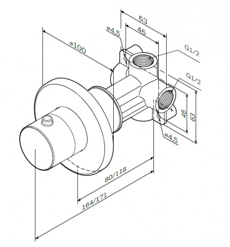 Комплектующие для смесителей AM.PM AM.PM F0800100 фото 11