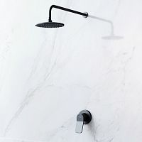 Набор: смеситель для душа, верхний душ с держателем AM.PM X-Joy FB85A2R002