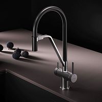 Смеситель для кухни с каналом для питьевой воды, гибкий излив AM.PM Func F8F07812