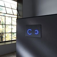 Клавиша для инсталляции Touchless Pro, сенсорная бесконтактная, стекло AM.PM Touch Pro I0450B38