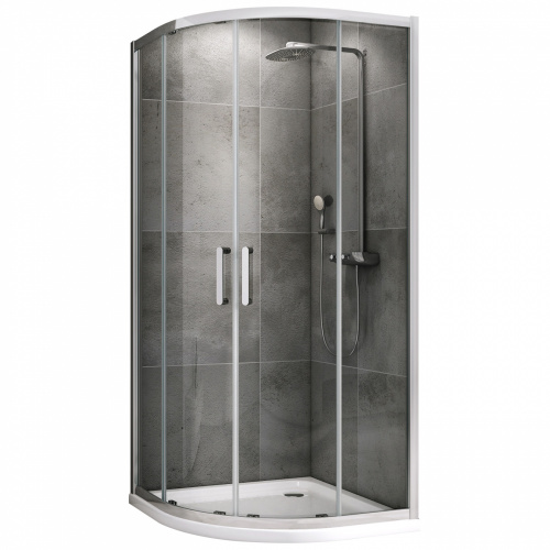 Душевой уголок 90х90 ABBER Schwarzer Diamant AG01090