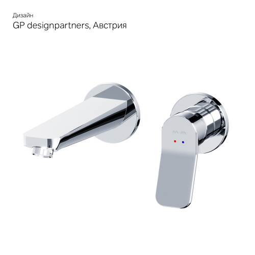 Смеситель для раковины, монтируемый в стену AM.PM X-Joy F85A72600 фото 10