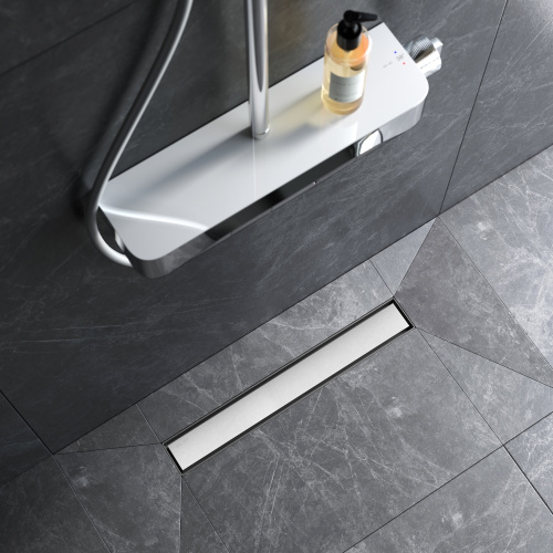 Трап для душа линейный, универсальный затвор Tile, 50 см AM.PM MasterFlow W01SC-U11-050-04SB фото 11