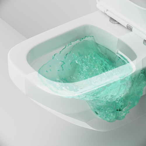 Унитаз подвесной FlashClean с сиденьем микролифт, матовый AM.PM Inspire V2.0 C50A1700MWSC фото 8