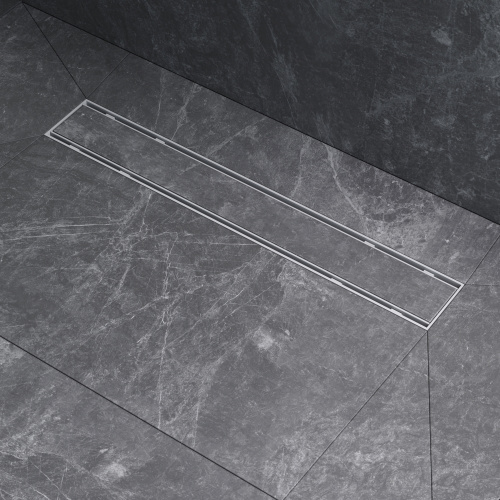 Трап для душа линейный, универсальный затвор Tile, 50 см AM.PM PrimeFlow W02SC-U11-050-04SB фото 8
