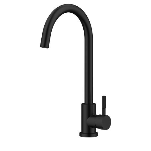Смеситель для кухни Raiber premium RPB-012 коллекция Graceful, матовый черный