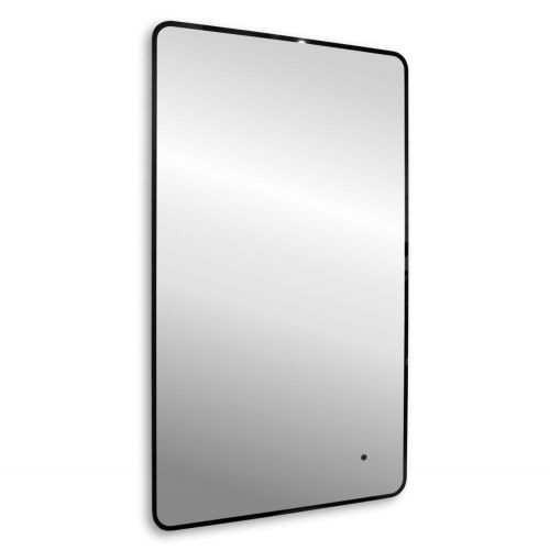 Зеркало 60х100 с подсветкой, бесконтактный выключатель, диммер, черный