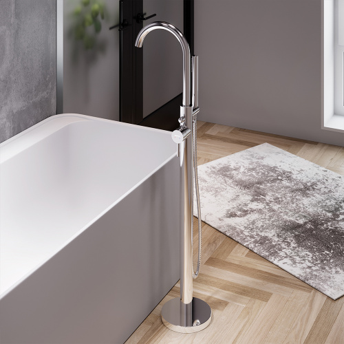 Смеситель для ванны и душа, отдельностоящий Damixa Scandinavian Pure 365000000 фото 4