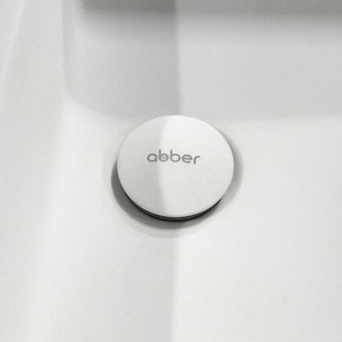 Раковина подвесная 80х36см прямоугольная  белая матовая  ABBER Stein AS2648 фото 6