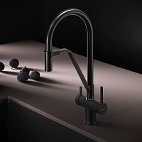 Смеситель для кухни с каналом для питьевой воды, гибкий излив AM.PM Func F8F07822