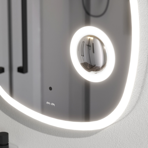 Зеркало с контурной LED-подсветкой, ИК сенсором и косметическим зеркалом, 55 см AM.PM Func M8FMOX0553SA фото 2