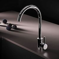 Смеситель для кухни с С-изливом, хром AM.PM X-Joy S F85B07100