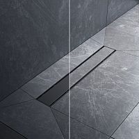 Трап для душа линейный, универсальный затвор Tile, 50 см AM.PM PrimeFlow W02SC-U11-050-04BM