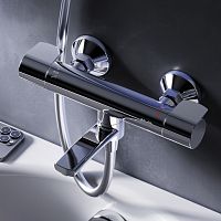 Смеситель для ванны и душа с термостатом AM.PM X-Joy F85A50000