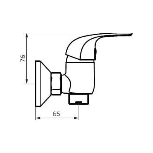 Смеситель для душа Dorff Stark D1102000 фото 8