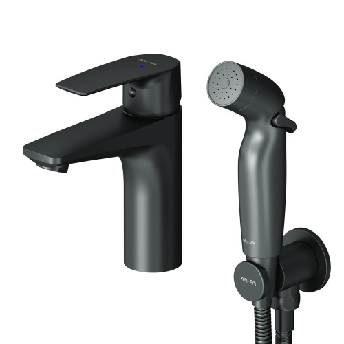 Смеситель для раковины с гигиеническим душем AM.PM Gem F90A03022 фото 2