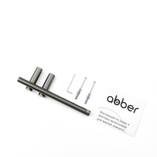Бумагодержатель ABBER Osten 316 AA1831BGG брашированная оружейная сталь фото 2