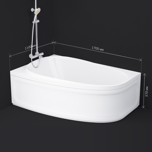 Акриловая ванна 170х110 AM.PM Like W80A-170L110W-A фото 9