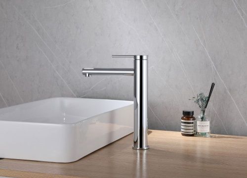 Смеситель высокий для накладной раковины, хром ABBER Emotion AF8811 фото 3