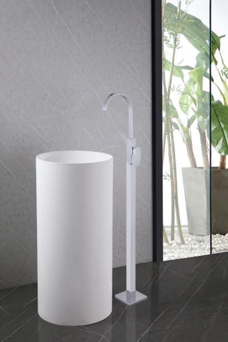 Напольный смеситель для раковины, хром ABBER Wasserfall AF8640 фото 3