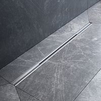 Трап для душа линейный, универсальный затвор Slim line, 80 см AM.PM MasterFlow W01SC-S11-080-05SB