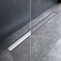 Трап для душа линейный, универсальный затвор Tile, 90 см AM.PM MasterFlow W01SC-U11-090-04SB