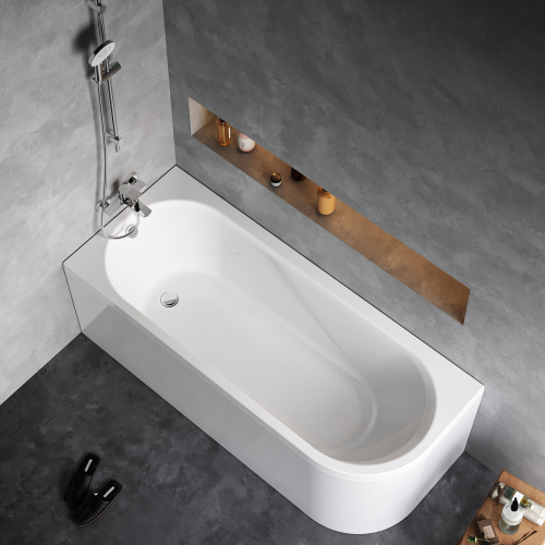 Акриловая ванна, угловая, левосторонняя 170x70 см AM.PM X-Joy W94A-170L70W-A фото 4
