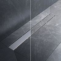 Трап для душа линейный, универсальный затвор Tile, 70 см AM.PM PrimeFlow W02SC-U11-070-04SB